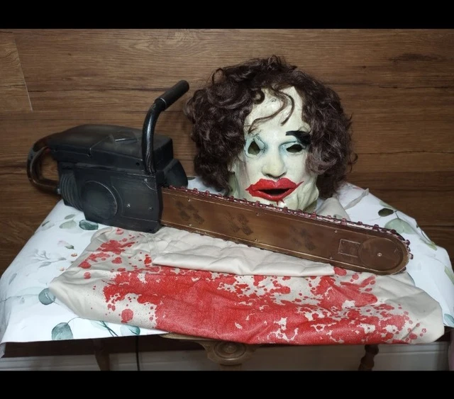 Gemmy Leatherface Chainsaw w/Sound & Movement Halloween Costume