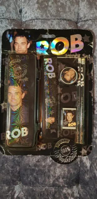 Robbie Williams Six Piece Stationery Set - Collectors Item - Robbie Williams Fan