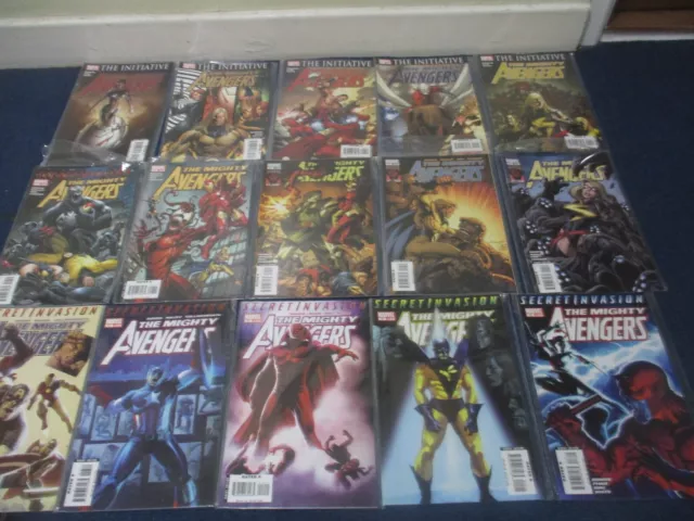 The Mighty Avengers Issues 2 To 36, 35 Issues Iron Man Spider-Woman,Ms Marvel