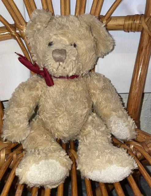 Russ Spencer Teddy Bear Classic Soft Plush Toy 10” with red Bow