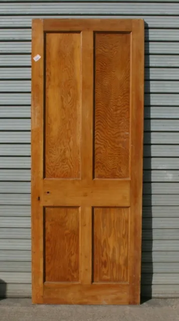 Door 29 3/4" x  76 1/2"   Pine Victorian Door 4 Panel Internal ref 396A