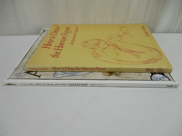 HOW TO DRAW the Human Figure and How to Draw and Paint Anatomy Book Lot ...