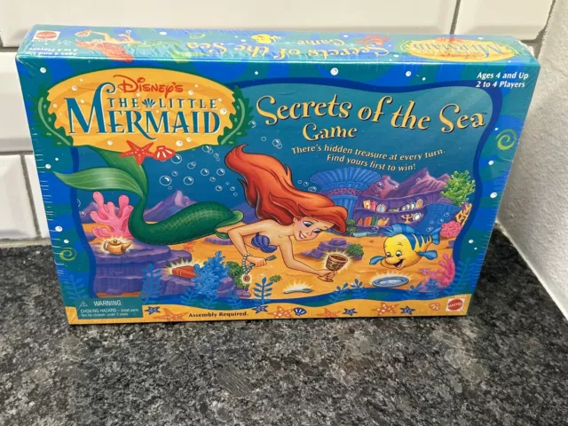 1997 Vintage Disney The Little Mermaid Secrets of the Sea Board Game New Sealed
