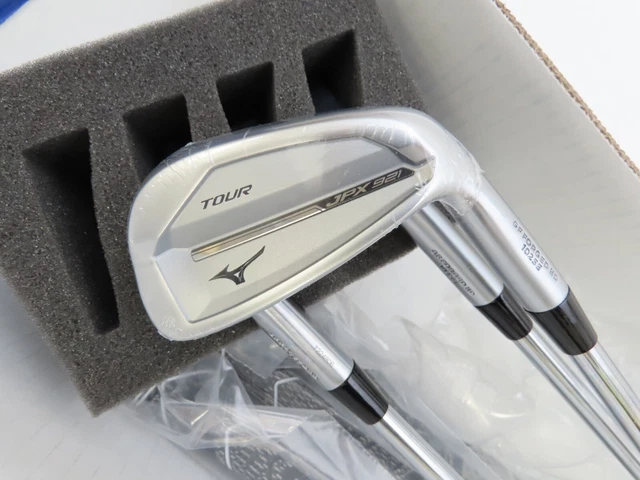 Cobra Golf Set di ferro King Mim Tour 2021 cromato (mano destra da uomo, KBS $ Taper 120, Stiff Flex, 4-PW