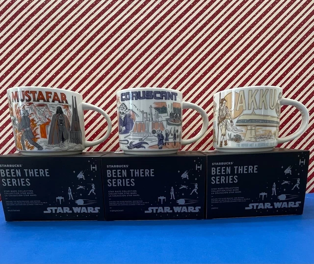 STAR WARS MAY The 4th Been There Series 3x Mug Set Starbucks Disney