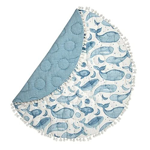 Crane Baby Activity Mat Infant and Baby Quilted Playmat for Boys and Girls Oc...