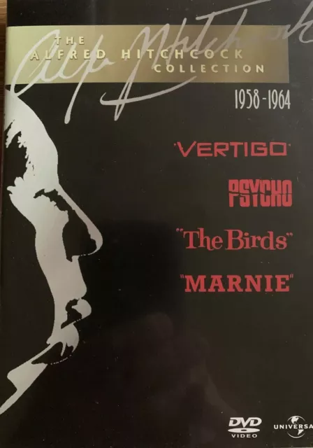 DVD: Alfred Hitchcock Collection 1966-1976 - Vertigo + Psycho +  Birds + Marnie