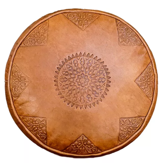 pouf marocain en cuir 3