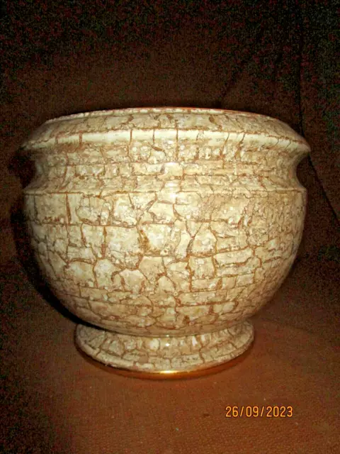 Grand vase cache-pot en céramique vernissée LANCEL