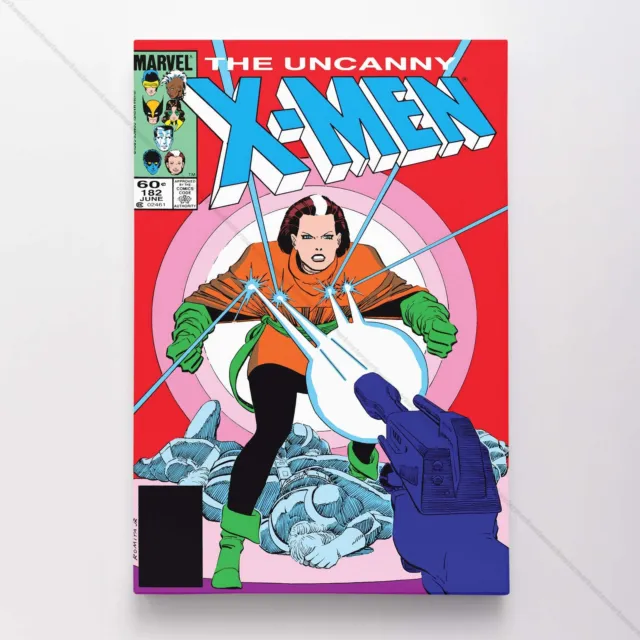 Uncanny X-Men Poster Canvas Vol 1 #182 Xmen Marvel Comic Book Art Print