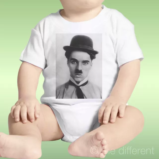 Body Neonato Unisex Charlie Chaplin Attore Comico  Idea Regalo