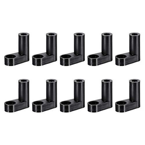 Pcb Plastic Fixed Feet Circuit Board Standoff Black Mounting Spacer 20mm For Mai