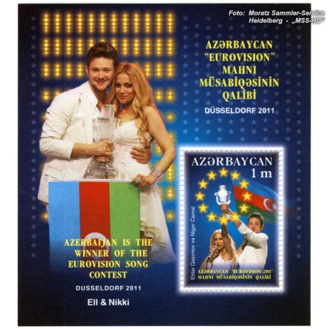 Aserbaidschan Azerbaijan 2011 Eurovision Song Contest, ESC, Düsseldorf, Block **