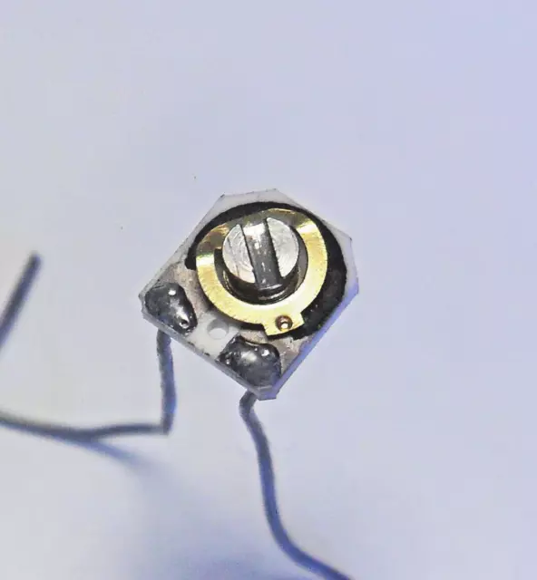 100K Ohm X5 RESISTENZA VARIABILE MICRO MINIATURA 4,3x4,7mm SLOT REGOLAZIONE TRIMMER