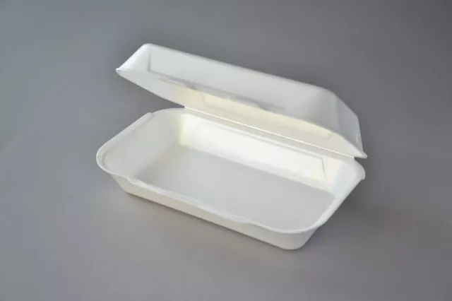 500 Stück Menüboxen Lunchbox HB10 IP10 XPS Weiß