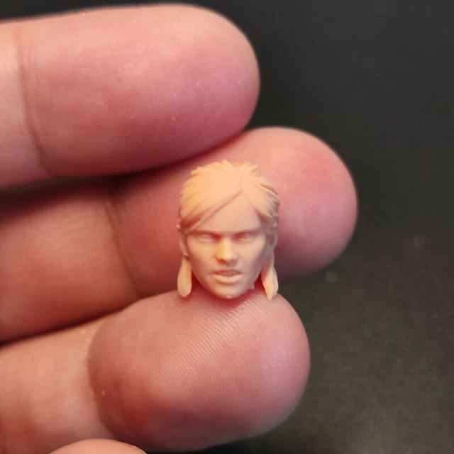 1 18 SCALE LAST Of Us Little Girl Ellie Head Sculpt Unpainted Fit 3 75