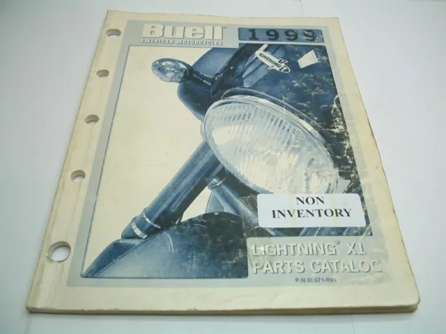 1999 Buell Parts Catalog - Lightning X1 Models - 99571-99Y