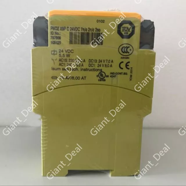 New For Pilz 24V PNOZ X9P C 787609 Safety Relay 1/2-Channel 24VDC 7n/o 2n/c 2so