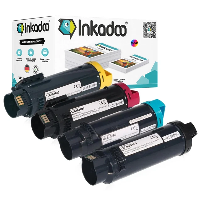 Xerox Phaser 6510/WorkCentre 6515 Jaune Cartouche de Toner ORIGINALE