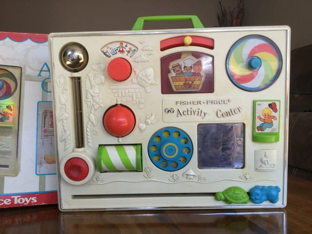 Fisher price hotsell activity centre cot