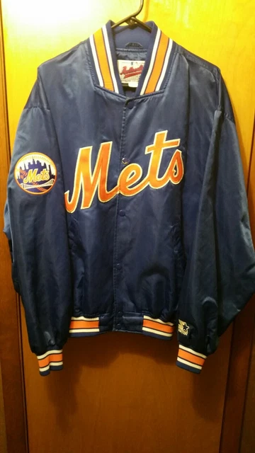 Vintage New York Mets Snap Front Royal Blue Starter Jacket size large