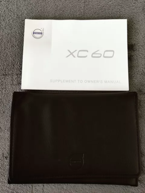 Genuine Volvo Xc60 2013-2016 Supplement To Owners Manual Guide Pack Y-328