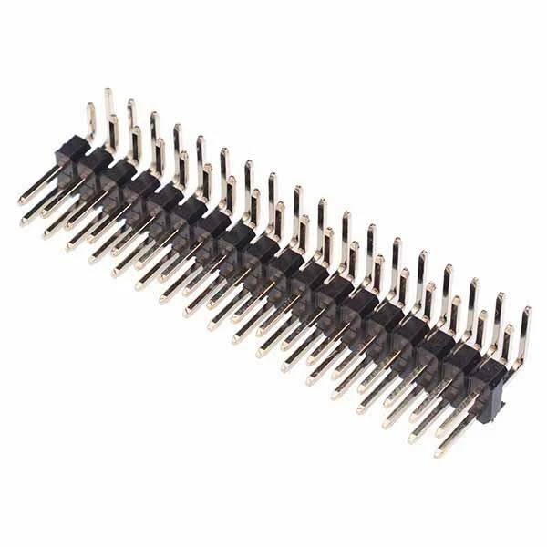 10 x 36-Way Double Row Right Angle Male Header 2.54mm