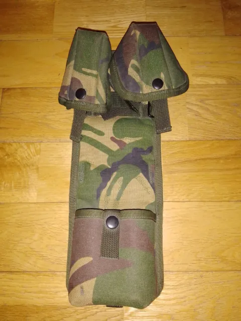 British Military Issue Woodland DPM PLCE Empty Double Rifle Grenade Pouch