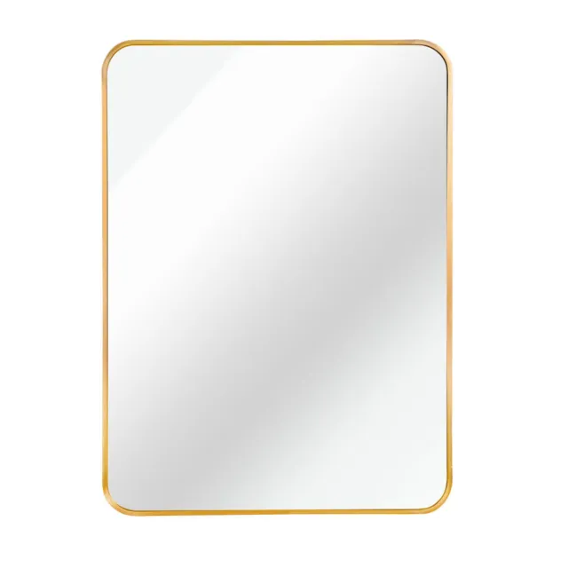 Gold 22 "x30" Rectangular Bathroom Wall Mirror