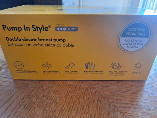 NEW Medela Pump In Style Double Electric Breast Pump Maxflow- White (101041360)