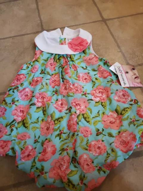 Baby Essentials Bubble Romper Floral Infant Girl Sz 24M NWT Cute