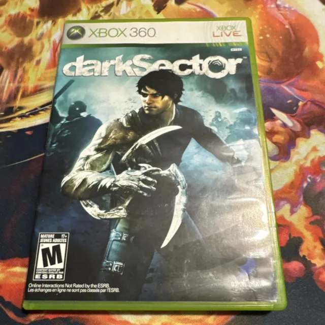 VIDEO GAME: XBox 360 Dark Sector Fighting Virus Become the Ultimate Weapon  Works 879278210004 