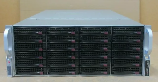 Supermicro SuperChassis CSE-848 4x8C E5-4650 256GB Ram X9QRI-F+ 24-Bay 4U Server