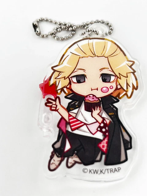 Porte-clés Acrylique Demon Slayer - 8 Pièces Avec Personnages Kanroji Mitsuri, Accessoire Fan Anime, Pendentif Pour Clés Ou Sac