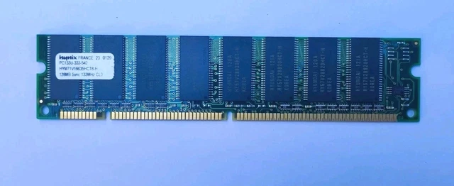 Barrette Mémoire RAM Infineon 128 Mo PC-100 SDRAM – 168 Broches DIMM CL3 – Occasion