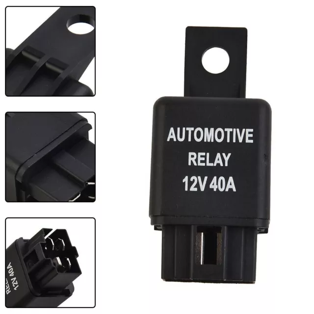 1X DC12V 40A 40 AMP 4 Pin.SPST Car Auto Automotive Van Boat Bike Alarm Relay 2