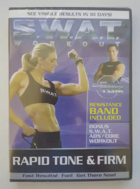 S.W.A.T. Workout: Rapid Tone & Firm (DVD, 2008)