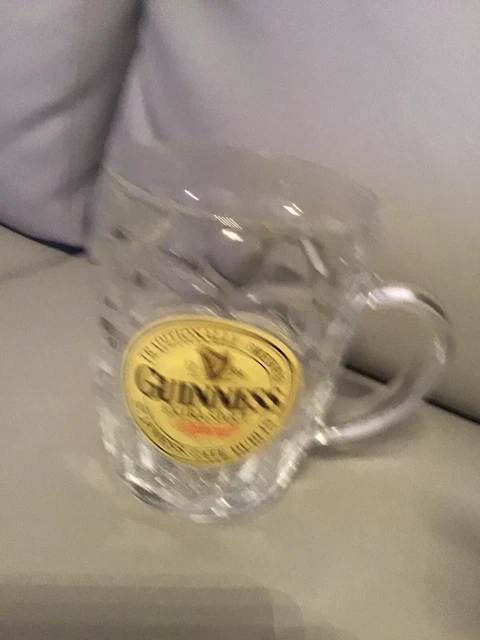 GUINNESS - Drinking Glass Tankard - 1 Pint - Traditionally Brewed Dublin Logo
