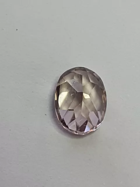 Natural earth-mined soft pink zircon gemstone...2.46 carat 3