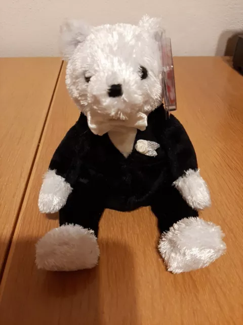 Ty Beanie Babies, Groom der Bräutigam, Teddy Teddybär, Zustand sehr gut