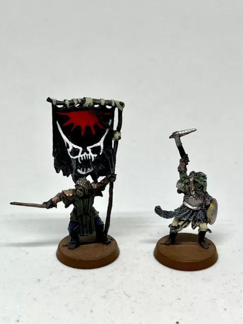 Warhammer Lord of The Rings MESBG - Metal Mordor Orc Command