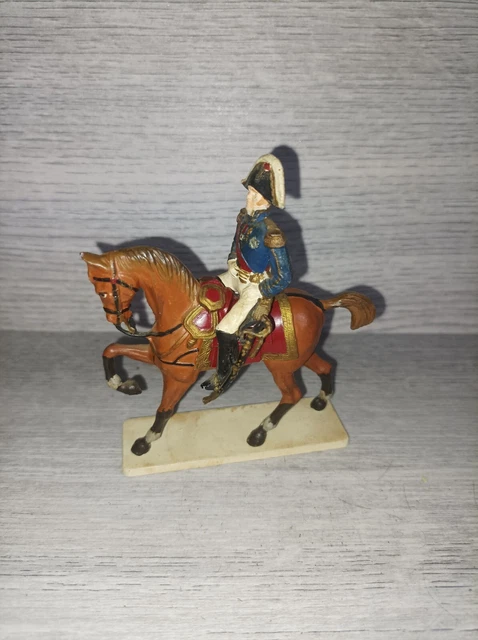 Figurine 90mm Sergent U.S. Cavalry - Plomb Peint - Époque Western - Occasion