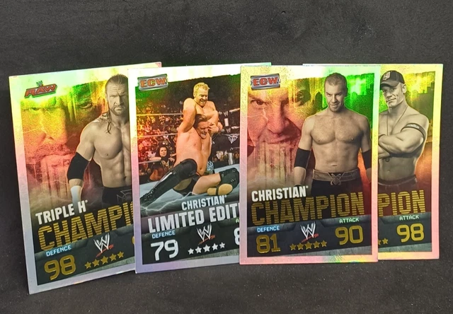 Lot De 127 Cartes WWE Topps Slam Attax Evolution - édition 2009, Near Mint