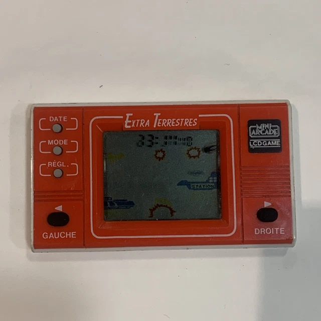 Mini Jeu LCD Portable Vintage – Extra Terrestres – 737 – Jaune – Occasion