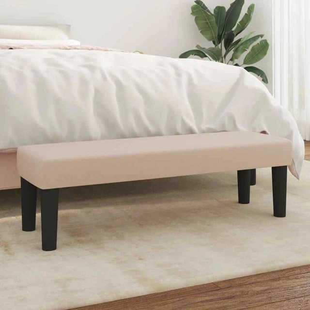 Vidaxl Panca Cappuccino 100x30x30 cm in Similpelle