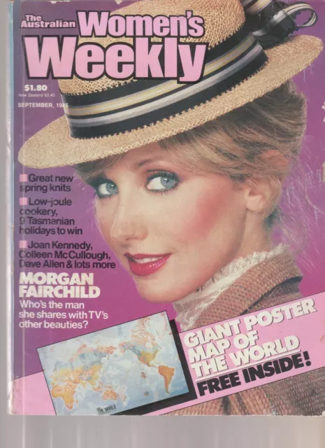 The Australian Women's Weekly Magazine September 1985 Morgan Fairchild & More