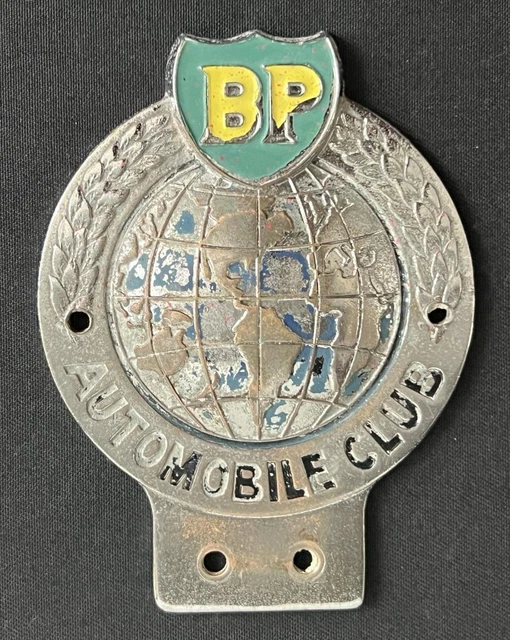 Vintage AAA Auto Club Of Philadelphia Emblem / Badge – Metallic Finish