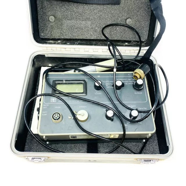 Yellow Springs Instrument YSI Model 58 Dissolved Oxygen Meter 115V w/ Case - USA