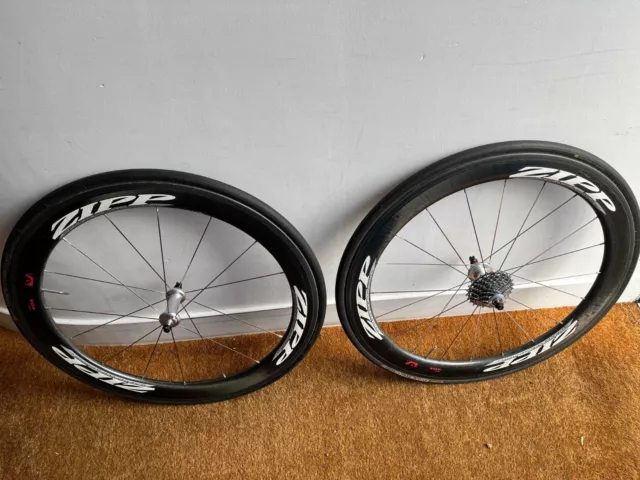 Zipp 404 Firecrest Tubular Wheelset 10 speed with Continental Competition tyres