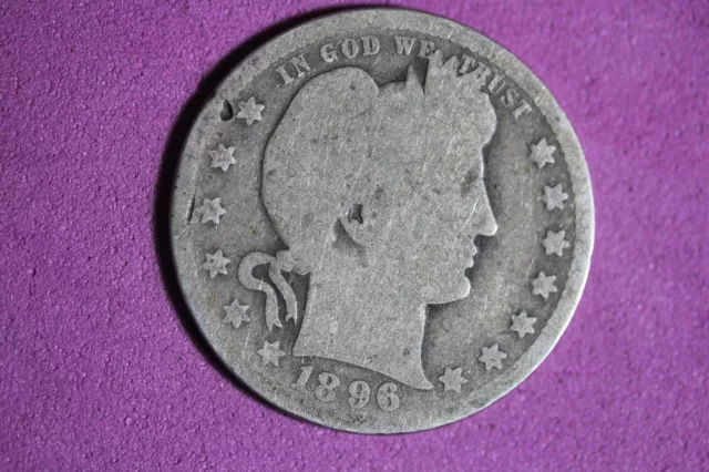 Estate Find 1896 O- Barber Quarter Dollar!! #K41585